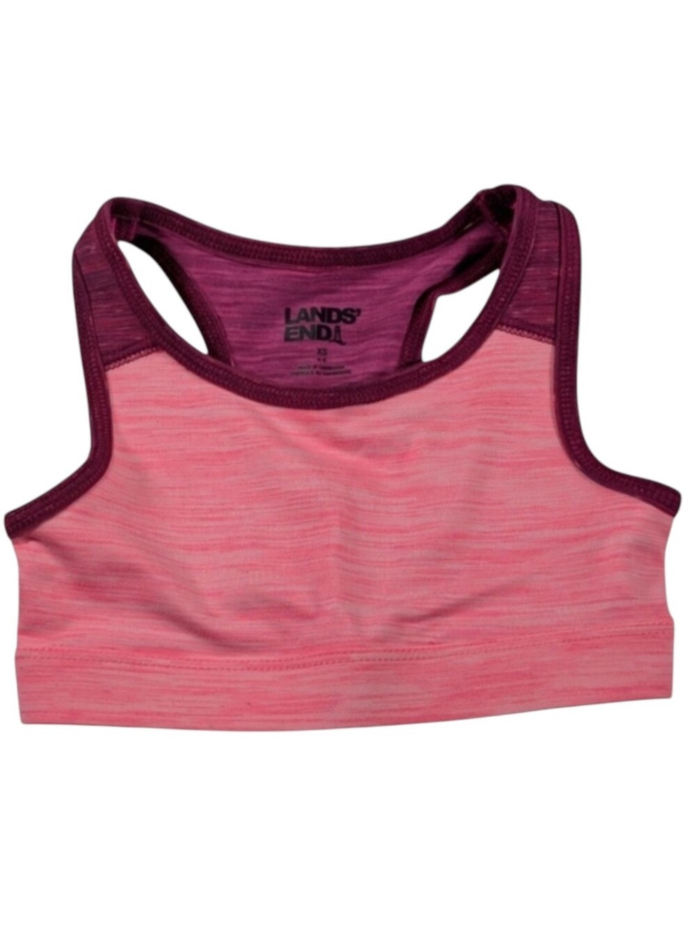 Lands' End Girls Sports Bra Size XS 4-5